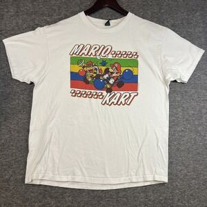 SUPER MARIO BROS. MARIO KART BOWSER N64 Nintendo T-Shirt MENS XLARGE